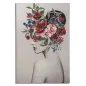 DRUKOWANY OBRAZ LADY FLOWER -A- 80x2,8x120 cm